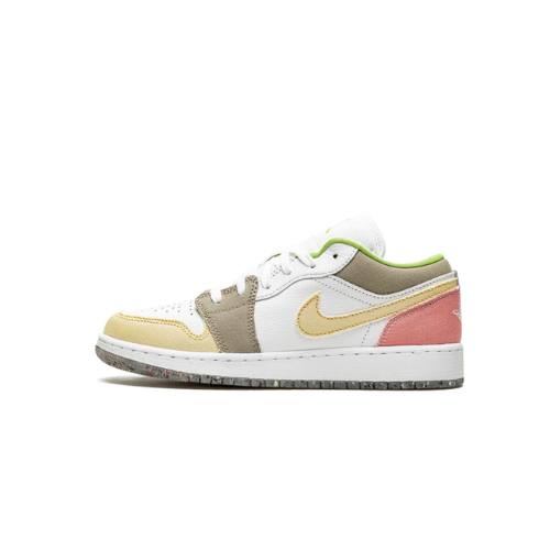 Jordan 1 Low Pastel Grind Vivid Green (GS)