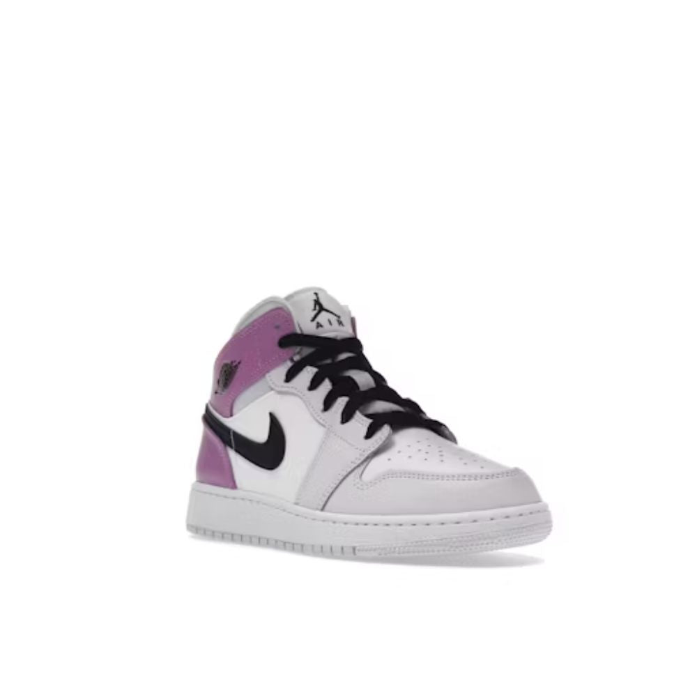 Jordan 1 Mid Barely Grape (GS)