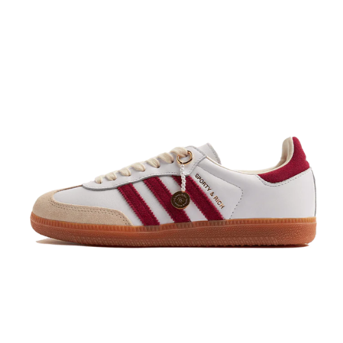 Adidas Samba OG Sporty & Rich White Core Burgundy