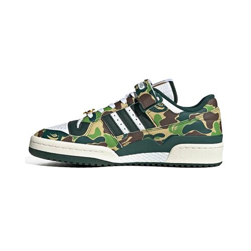Adidas Forum 84 Low Bape 30th Anniversary Green Camo