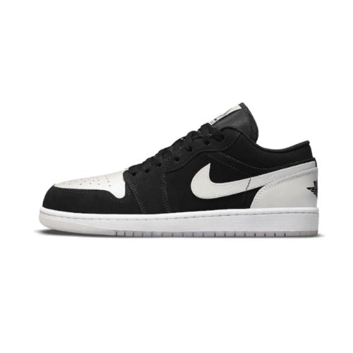 Air Jordan 1 Low Black White Diamond