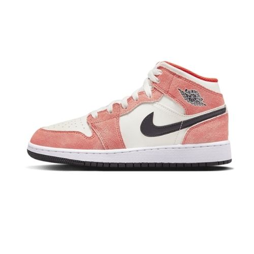Air Jordan 1 Mid Orange Suede