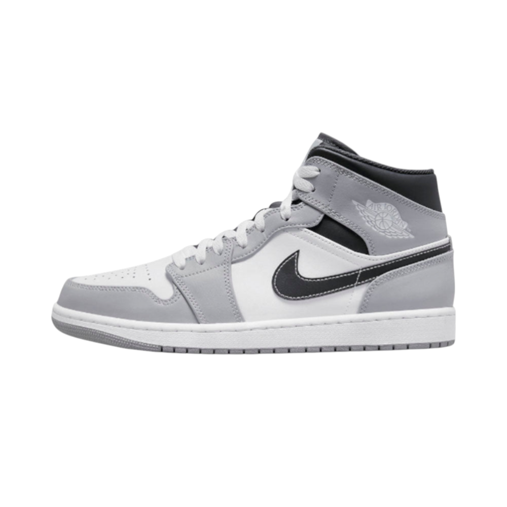 Jordan 1 Mid Light Smoke Grey (GS)