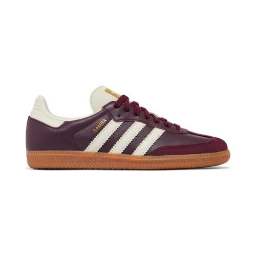 Adidas Samba OG Maroon Gold Metallic