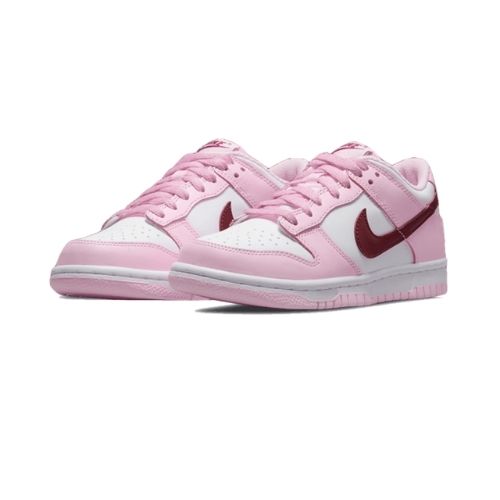 Dunk Low Pink Red White