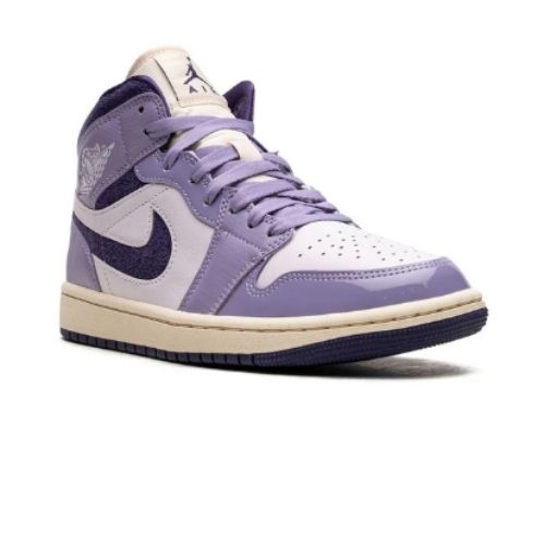Jordan 1 Mid White Sky J Purple