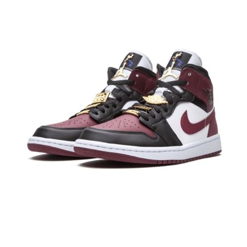 Air Jordan 1 Mid SE Black Dark Beetroot