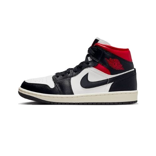 Air Jordan 1 Mid Black Gym Red