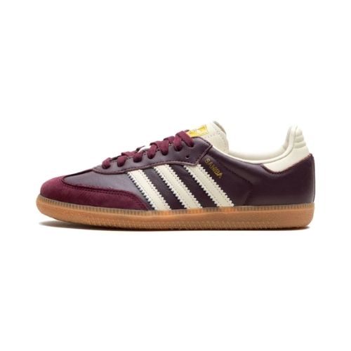 Adidas Samba OG Maroon Gold Metallic