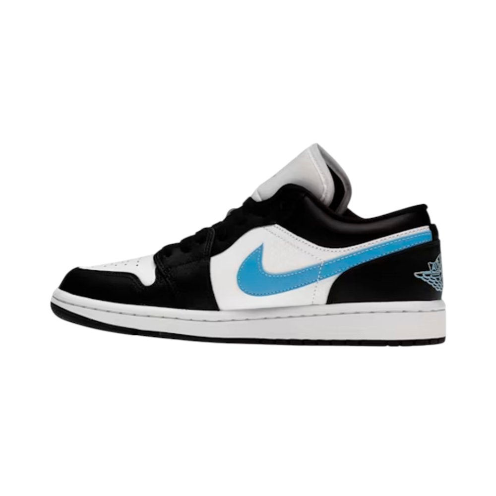Jordan 1 Low Black University Blue White (Women's)