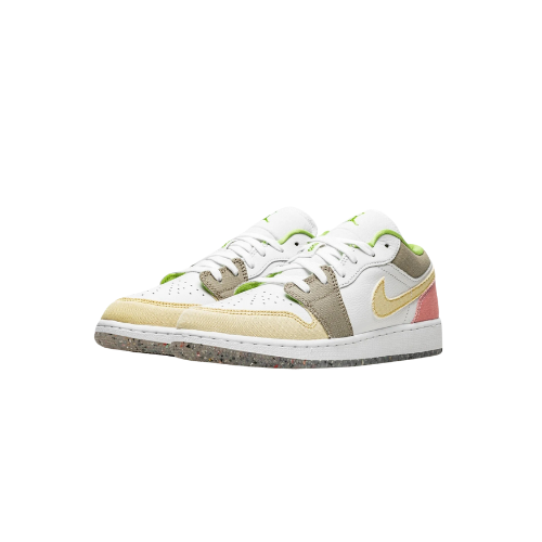 Jordan 1 Low Pastel Grind Vivid Green (GS)