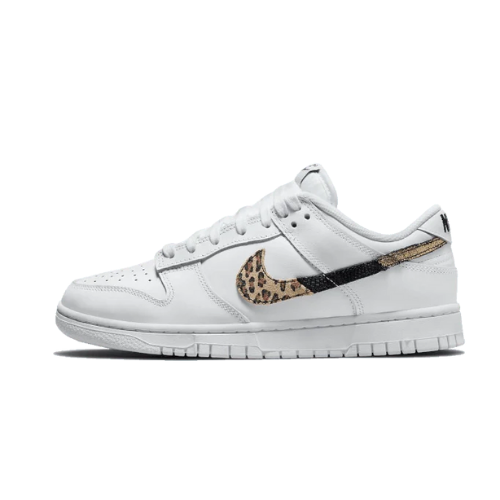 Dunk Low Animal Print White