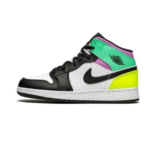 Air Jordan 1 Mid Pastel Black Toe