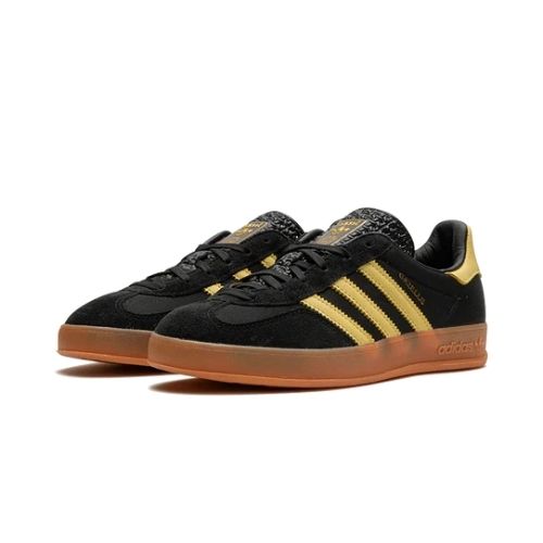 Adidas Gazelle Indoor Black Almost Yellow Gum
