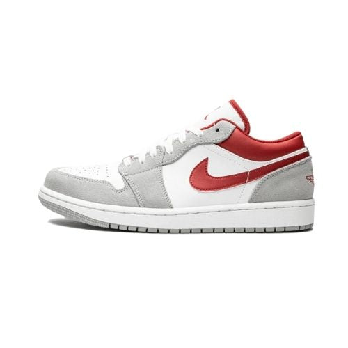 Air Jordan 1 Low SE Light Smoke Grey Gym Red