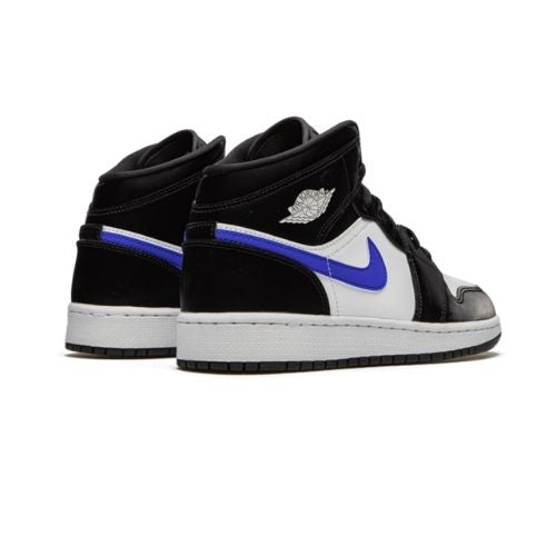 Air Jordan 1 Mid Black Racer Blue White