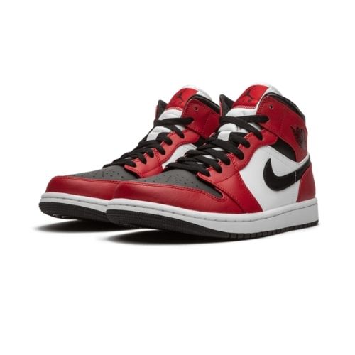 Air Jordan 1 Mid Chicago Black Toe