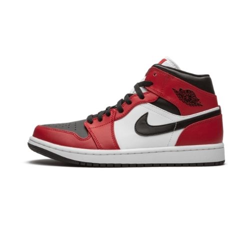 Air Jordan 1 Mid Chicago Black Toe