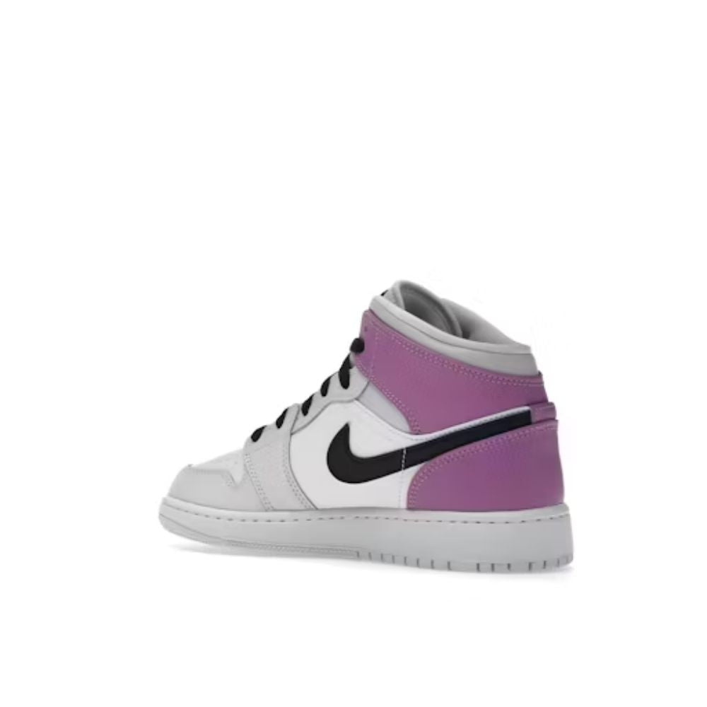Jordan 1 Mid Barely Grape (GS)