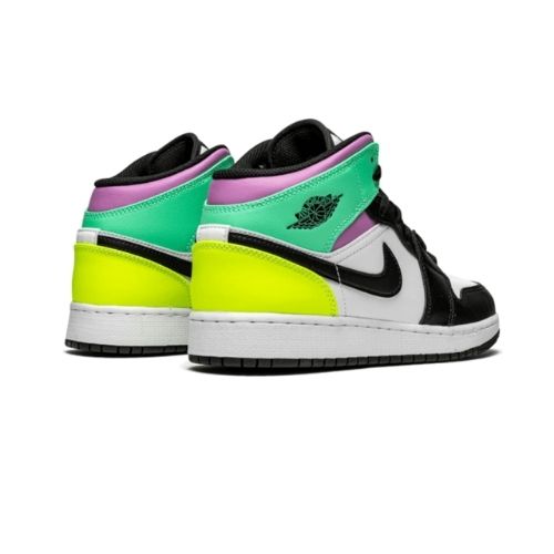 Air Jordan 1 Mid Pastel Black Toe