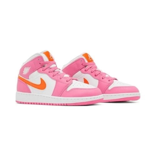 Jordan 1 Mid Pinksicle Safety Orange