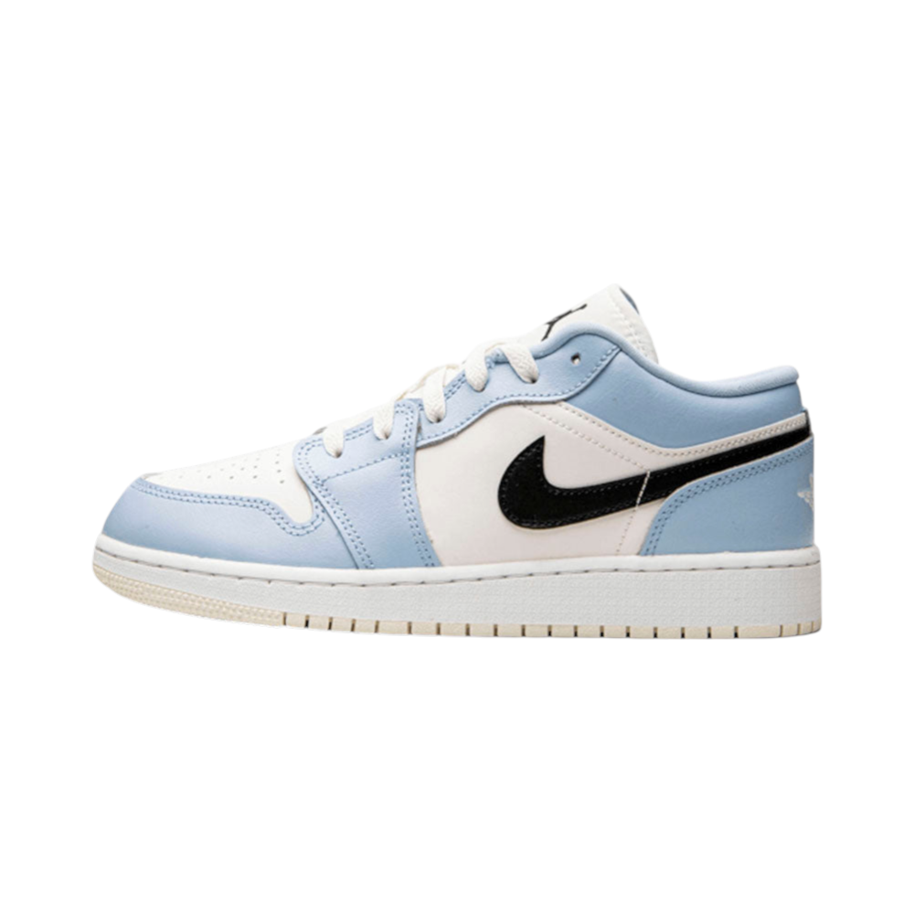 Jordan 1 Low Ice Blue Black (GS)