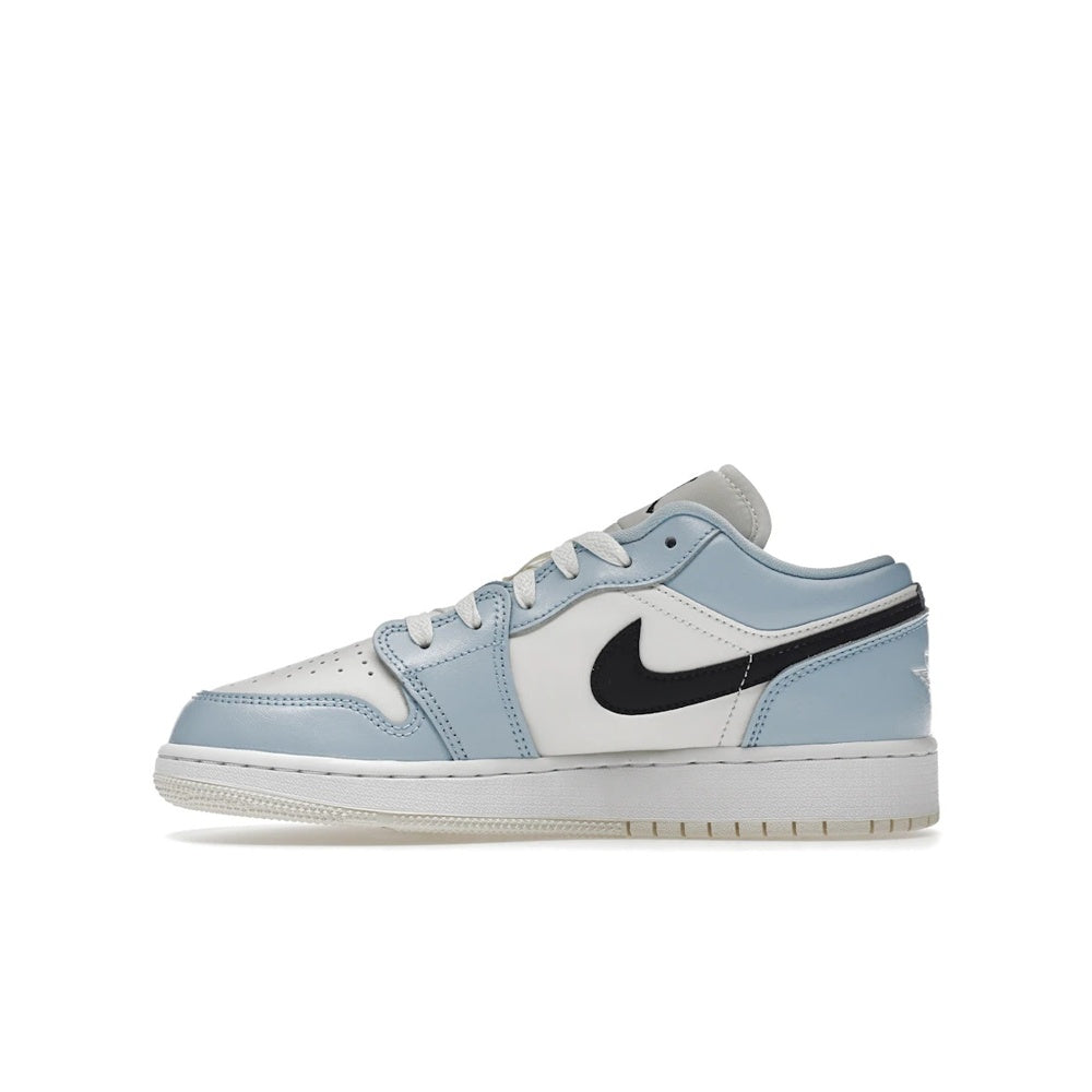 Jordan 1 Low Ice Blue Black (GS)