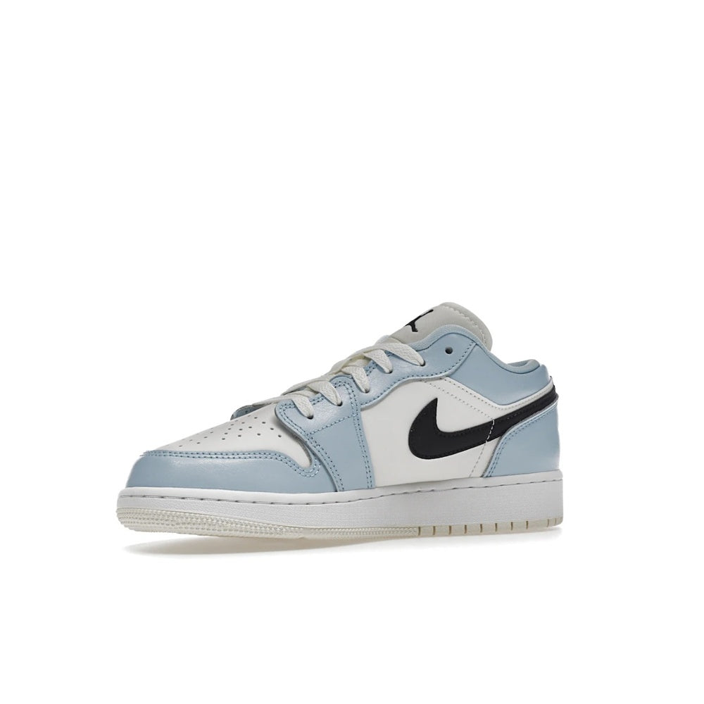 Jordan 1 Low Ice Blue Black (GS)