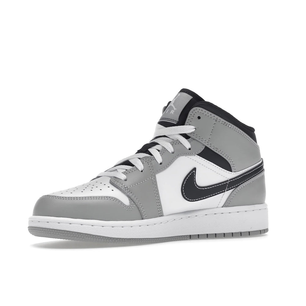 Jordan 1 Mid Light Smoke Grey (GS)