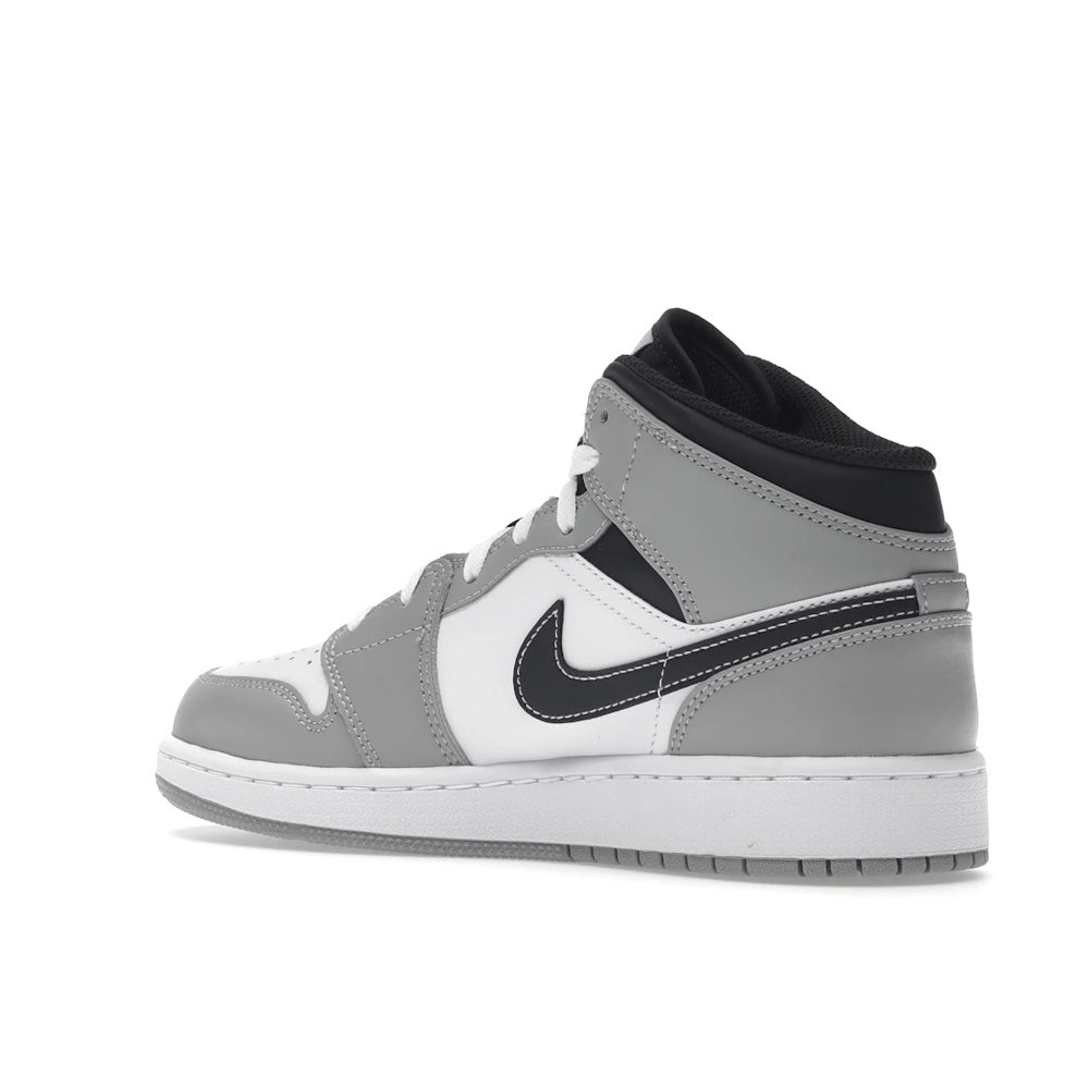 Jordan 1 Mid Light Smoke Grey (GS)