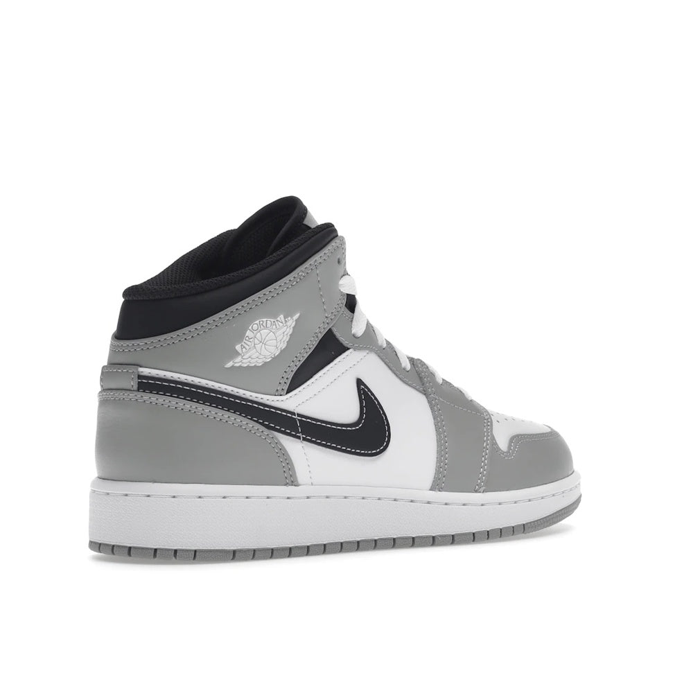 Jordan 1 Mid Light Smoke Grey (GS)