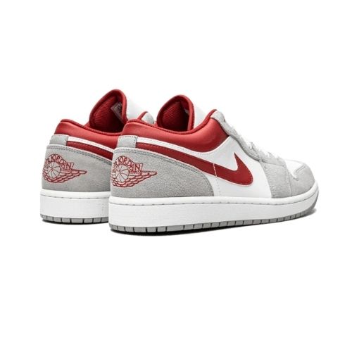 Air Jordan 1 Low SE Light Smoke Grey Gym Red