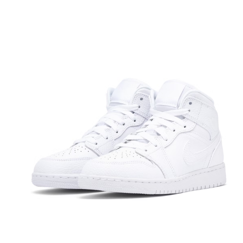 Air Jordan 1 Mid Triple White