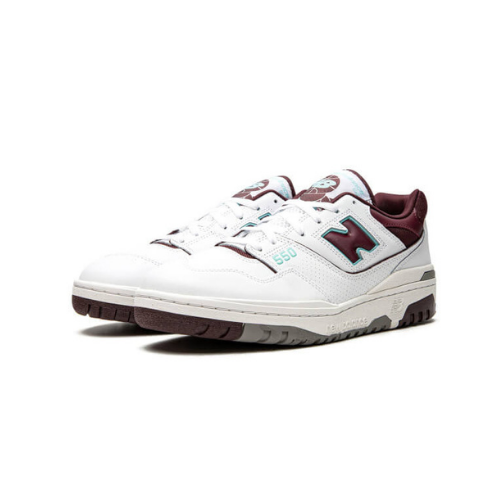 New Balance 550 Burgundy Cyan