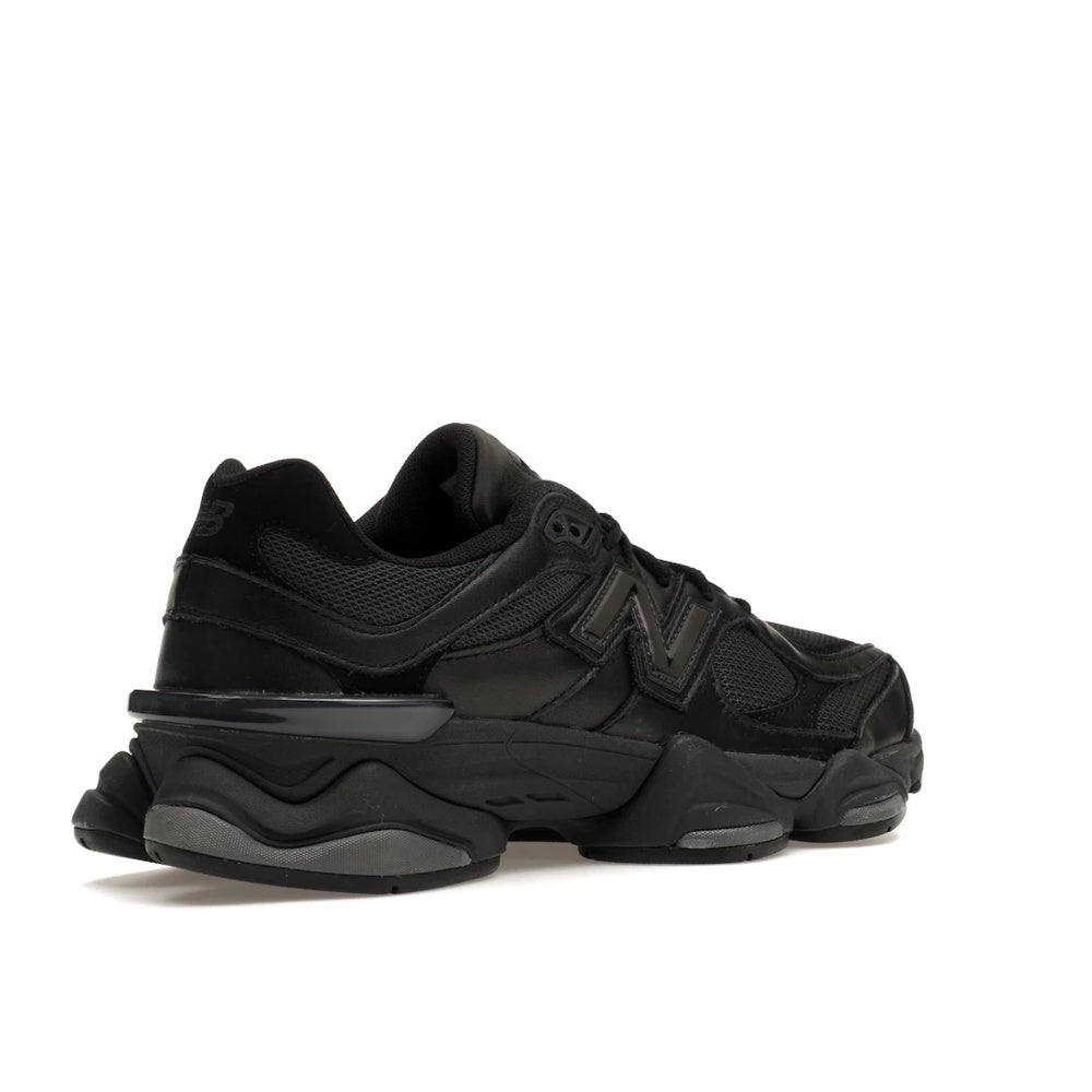 New Balance 9060 Triple Black Leather