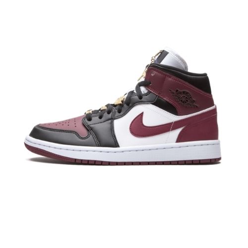 Air Jordan 1 Mid SE Black Dark Beetroot