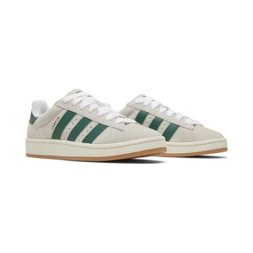 Adidas Campus 00s Crystal White Dark Green