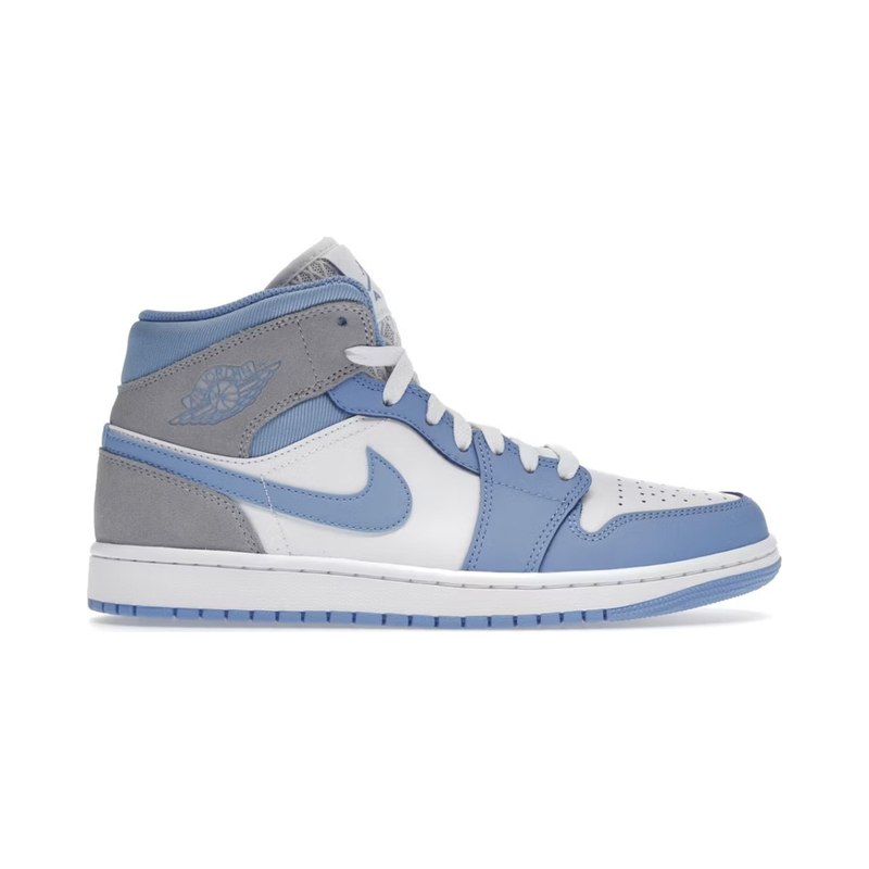 Jordan 1 Mid University Blue Grey