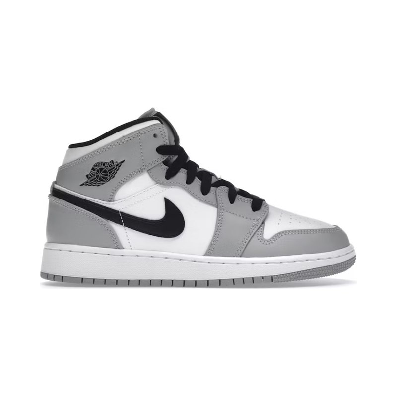 Jordan 1 Mid Light Smoke Grey (GS)