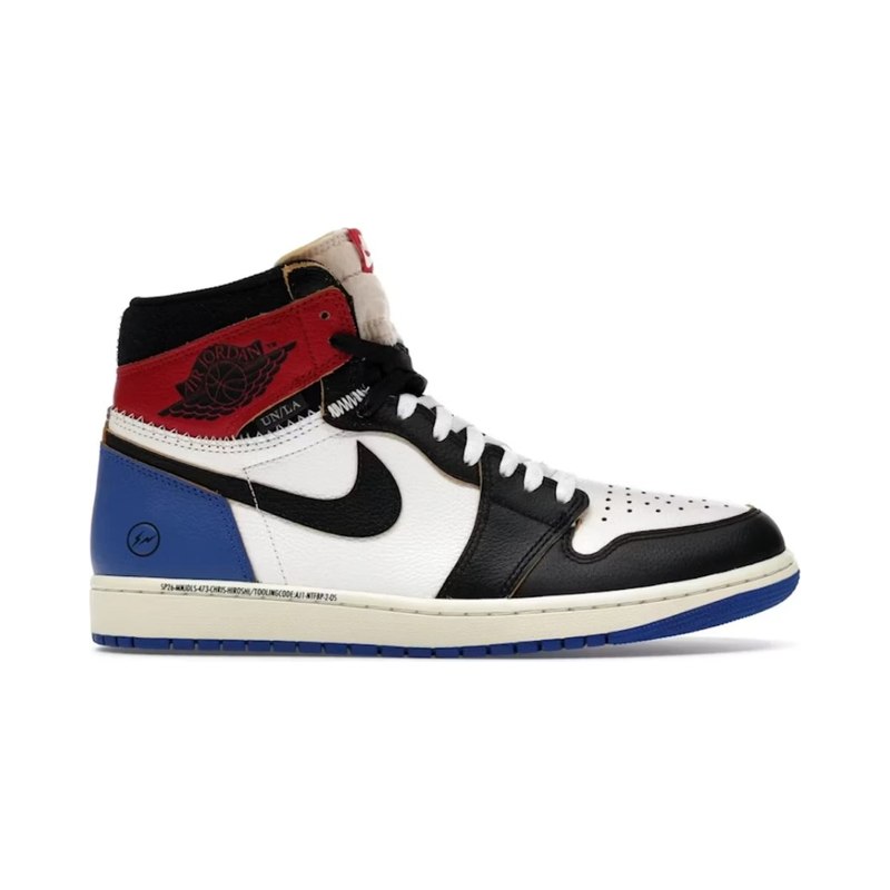 Jordan 1 Retro High OG SP Fragment x Union LA Varsity Red Sport Royal