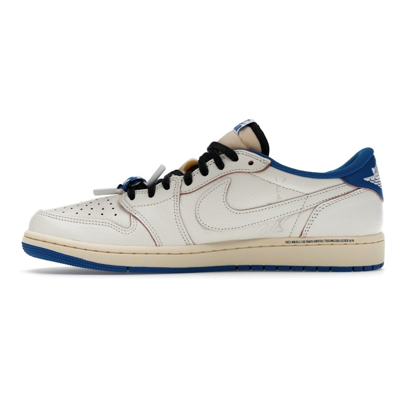 Jordan 1 Retro Low OG SP Fragment x Travis Scott Sail Military Blue