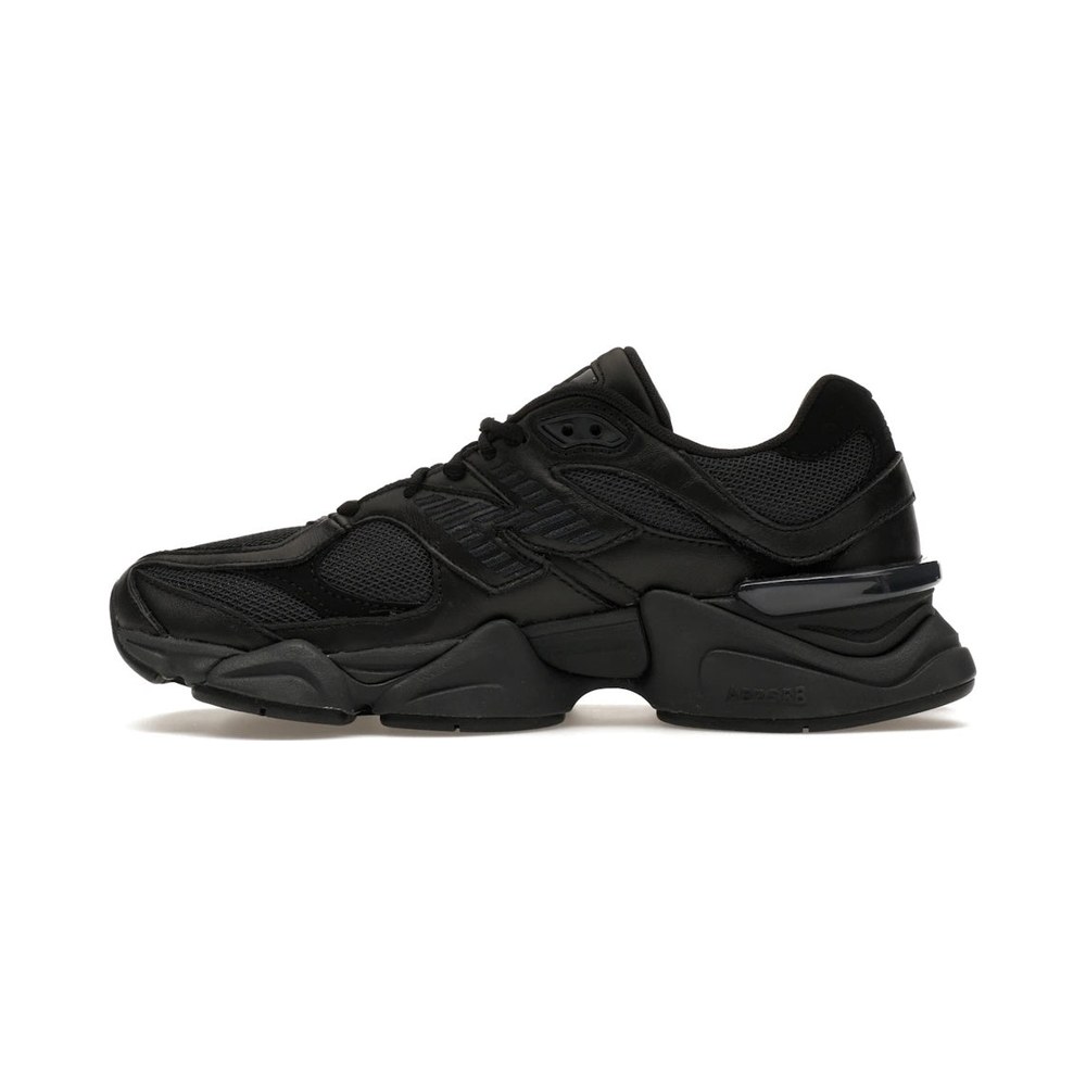 New Balance 9060 Triple Black Leather