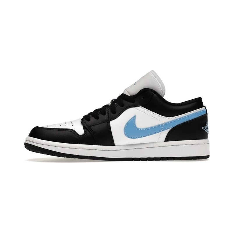 Jordan 1 Low Black University Blue White (Women's)