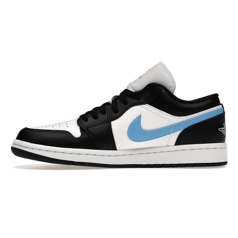Jordan 1 Low Black University Blue White (Women's)