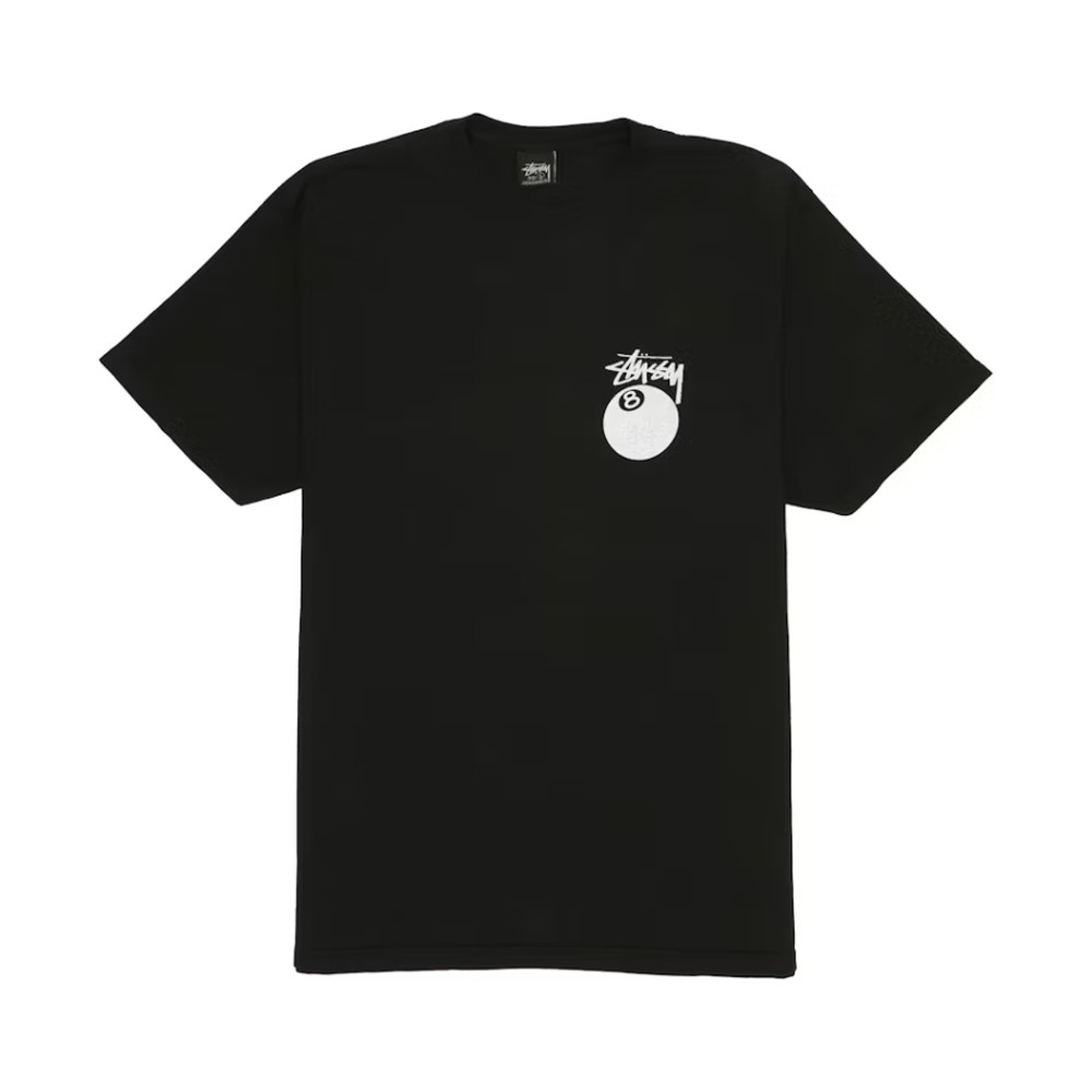 Stussy 8 Ball Pigment Dyed Tee Black