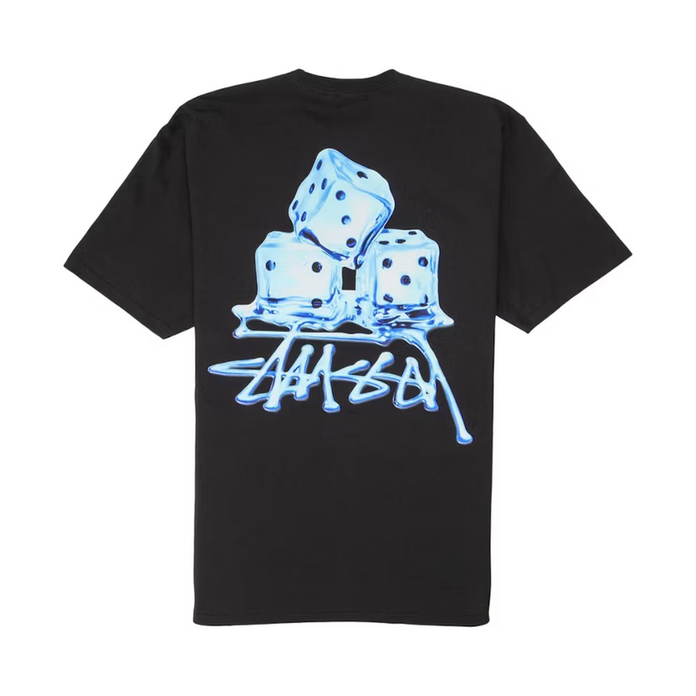 Stussy Melted Tee Black