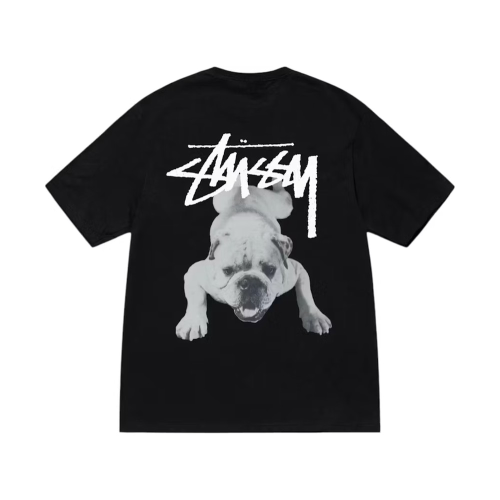 Stussy Stock Dog Tee Black
