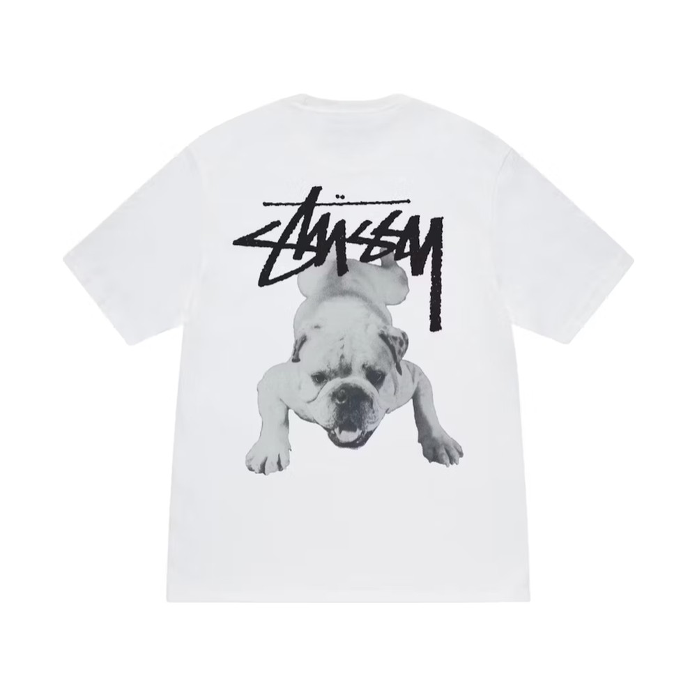 Stussy Stock Dog Tee White