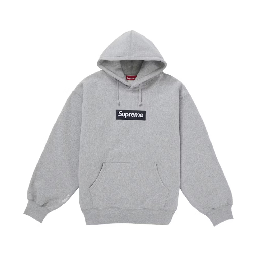 Supreme Box Logo Hooded Sweatshirt (FW25) Heather Grey