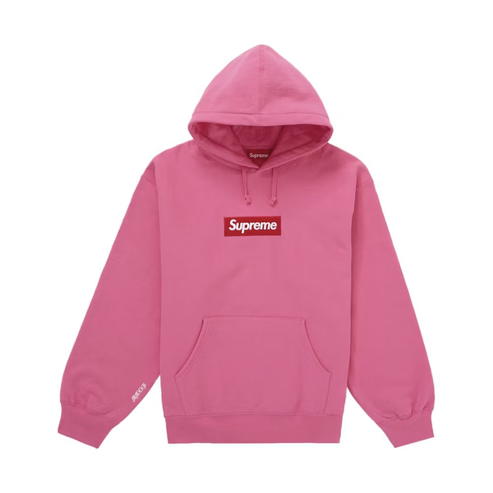 Supreme Box Logo Hooded Sweatshirt (FW25) Magenta